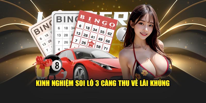 Kinh nghiệm soi lô 3 càng thu về lãi khủng